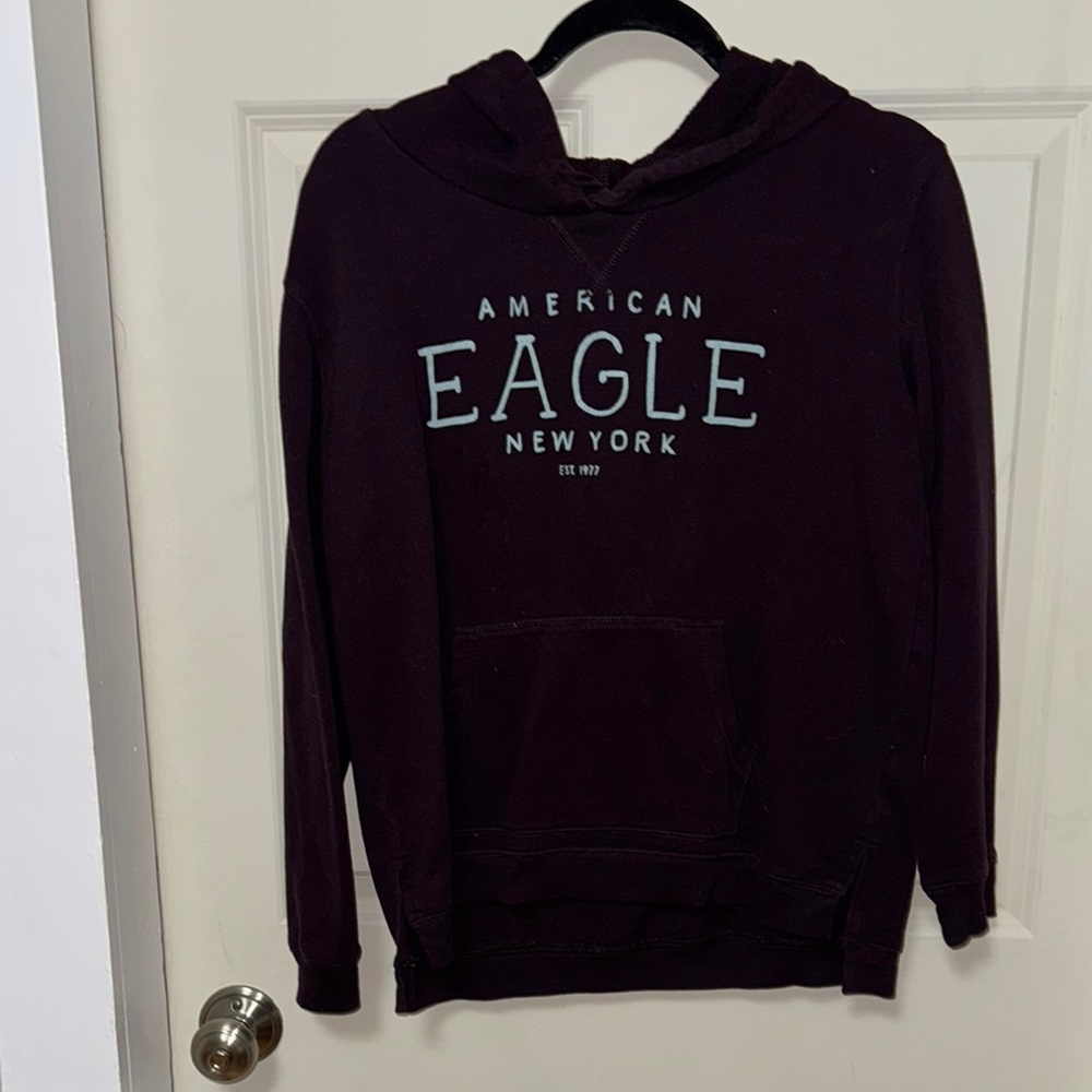 American Eagle Maroon Hoodie